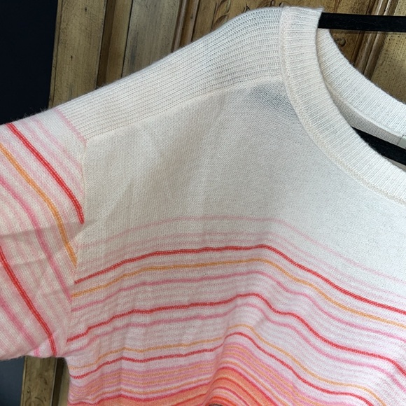 Anthropologie Saturday Sunday Striped Cashmere Sweater - Picture 6 of 9